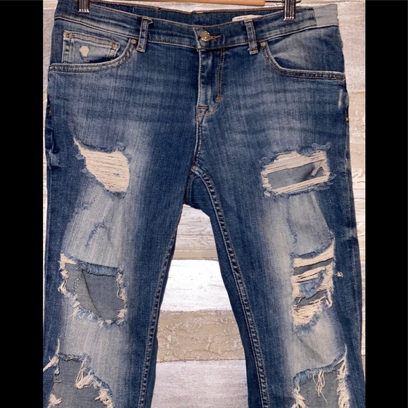Zara slim fit ripped jeans - Picture 2 of 4